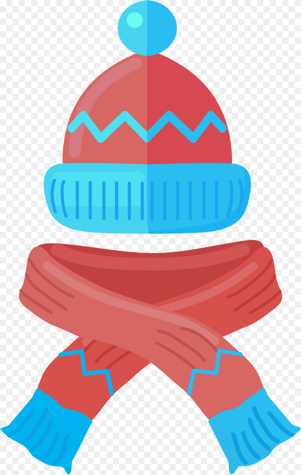 Hat And Scarf Clipart, Clothing Free Png