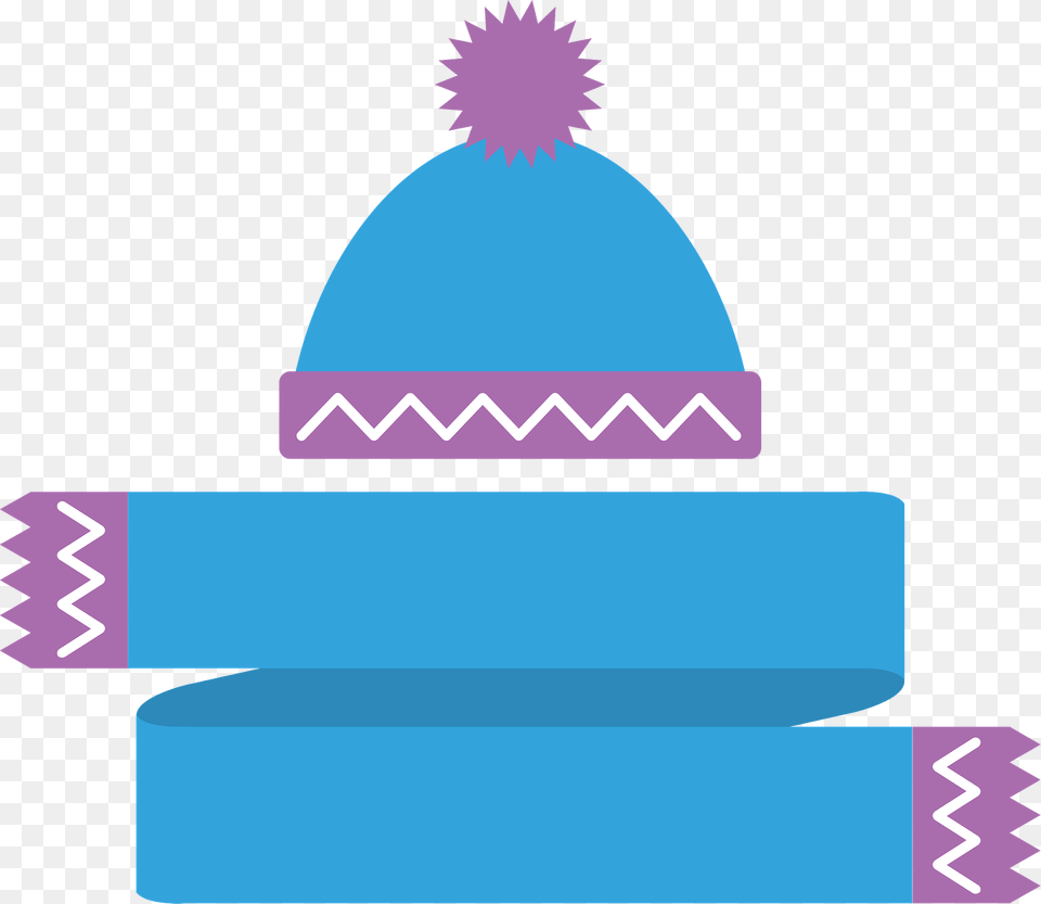 Hat And Scarf Clipart, Clothing Png