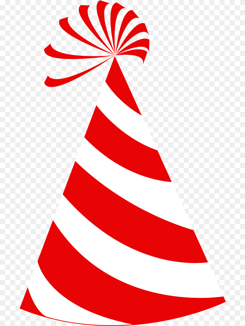 Hat Birthday Party Red Decoration Background Birthday Hat, Clothing, Party Hat Png