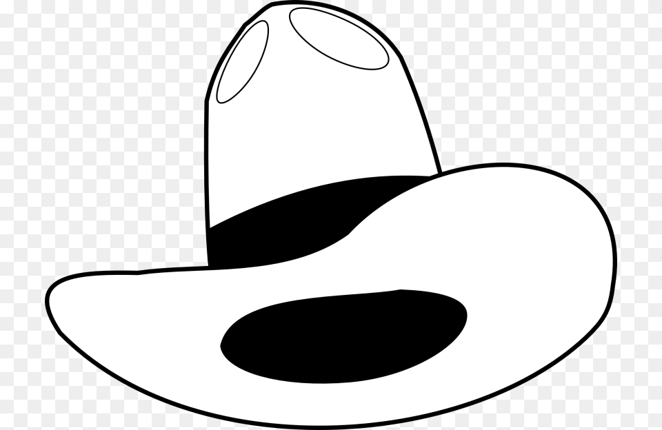 Hat Black And White Hat Clip Art Images, Clothing, Cowboy Hat Free Transparent Png