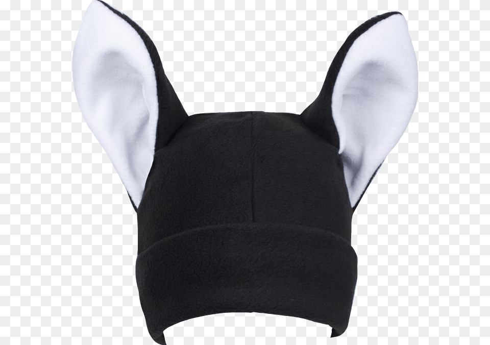 Hat Bunny Fox Cat Ears Blackwhite Brassiere, Glove, Cap, Clothing, Vest Png