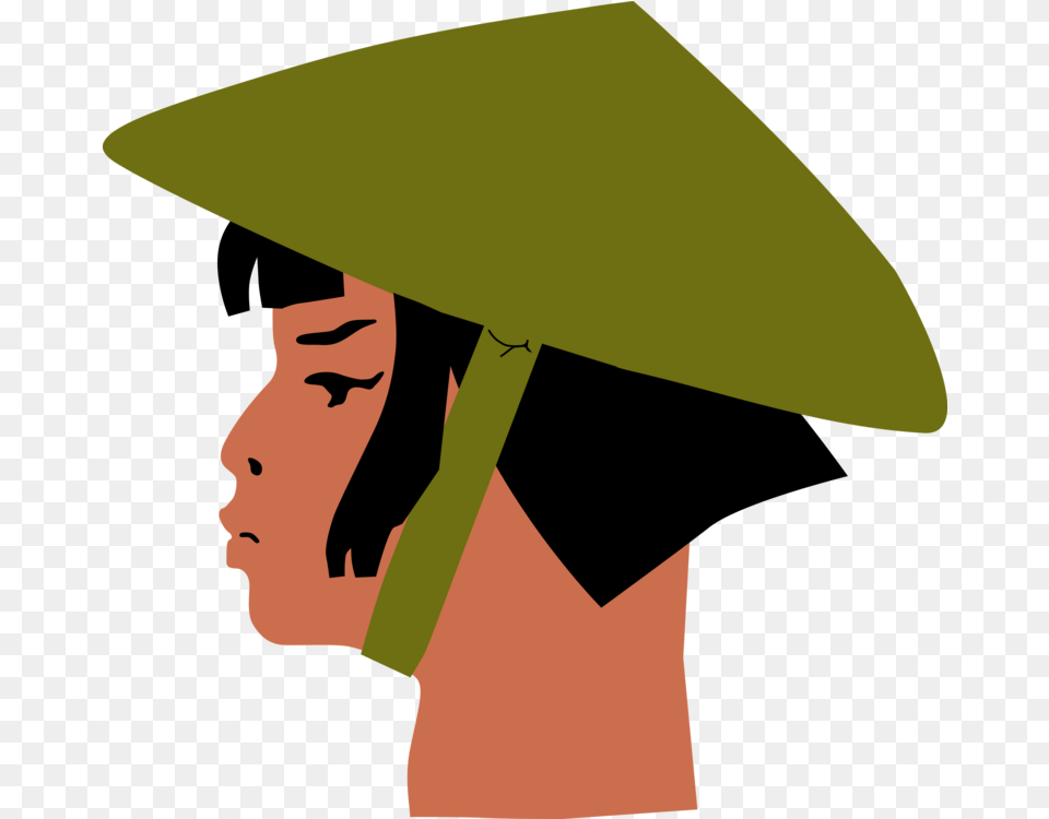 Hat Cap Beret Clipart Asian Clipart, Canopy, Clothing, Umbrella, Person Free Png Download