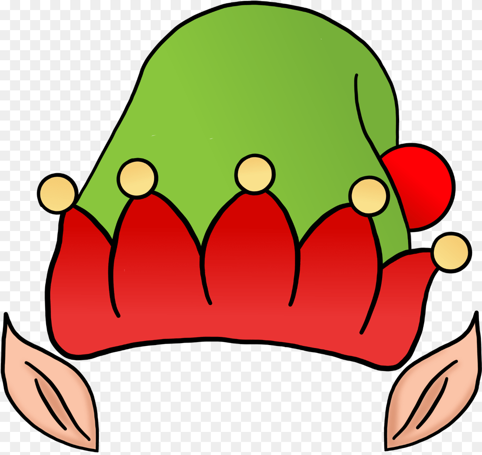 Hat Christmas Elf Santahat Newyear Merychristmas, Clothing, Accessories, Jewelry Free Png Download