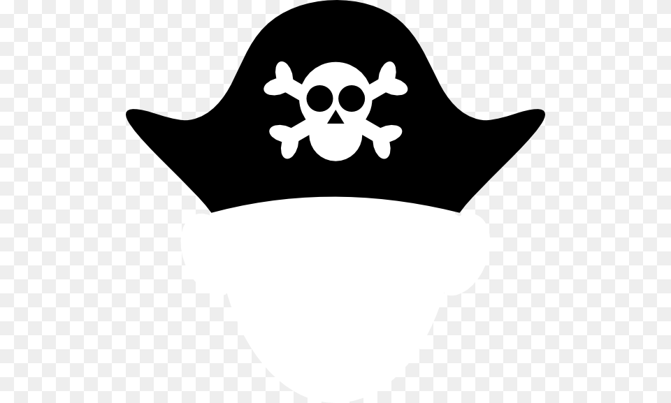 Hat Clip Art, Clothing, Stencil, Pirate, Person Free Png Download