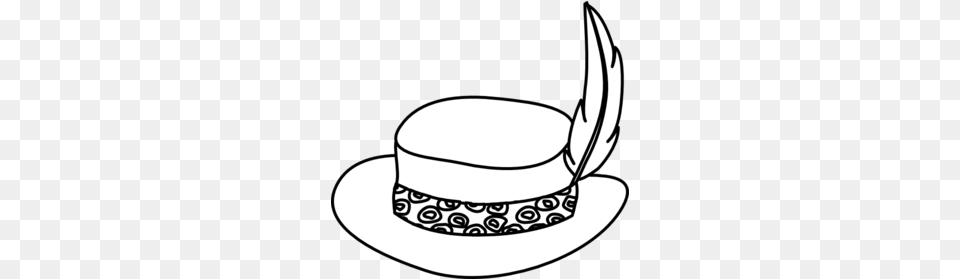Hat Clipart Outline, Clothing, Cowboy Hat Png