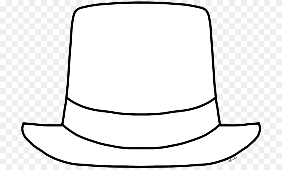 Hat Clipart Outline, Clothing, Cowboy Hat Free Png Download