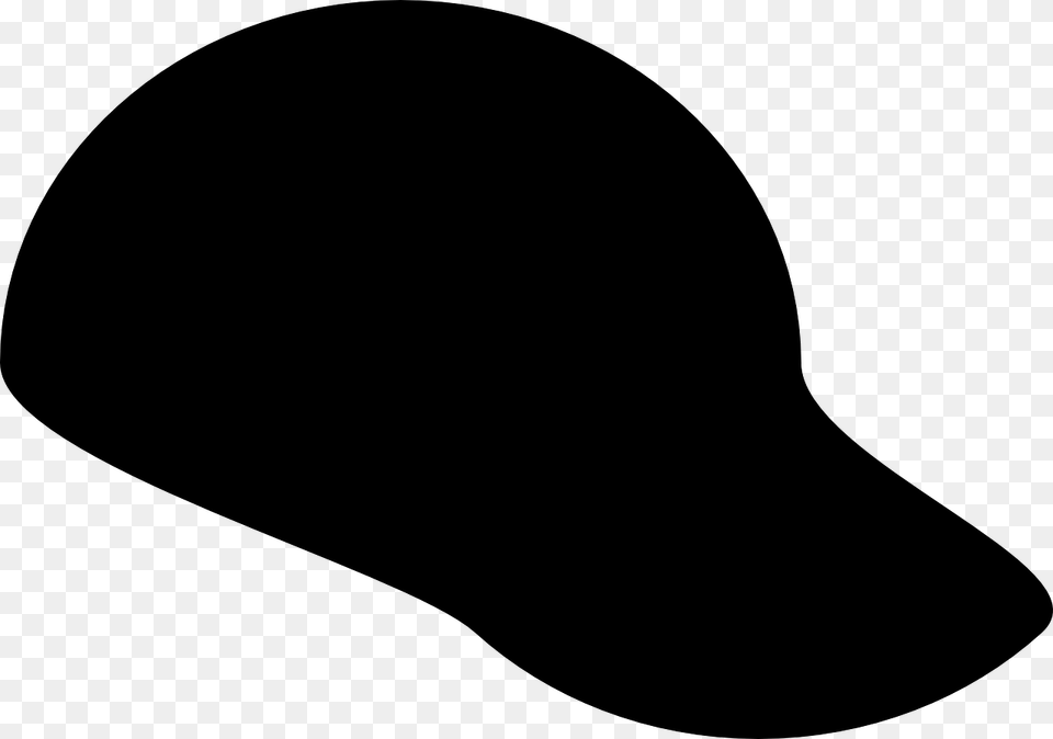 Hat Clipart Silhouette Backwards Cap Clipart, Gray Png