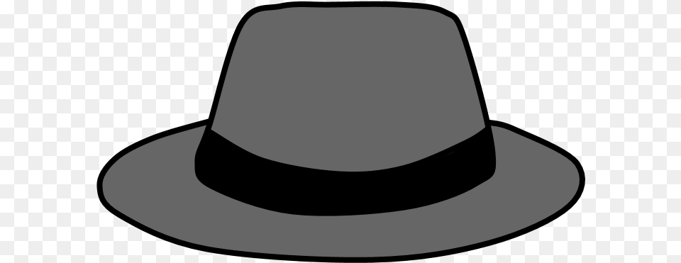 Hat Fedora Gray Black Band Fedora, Clothing Png Image