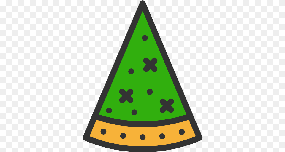 Hat Fun Icon Party Hat, Clothing, Triangle, Disk Png