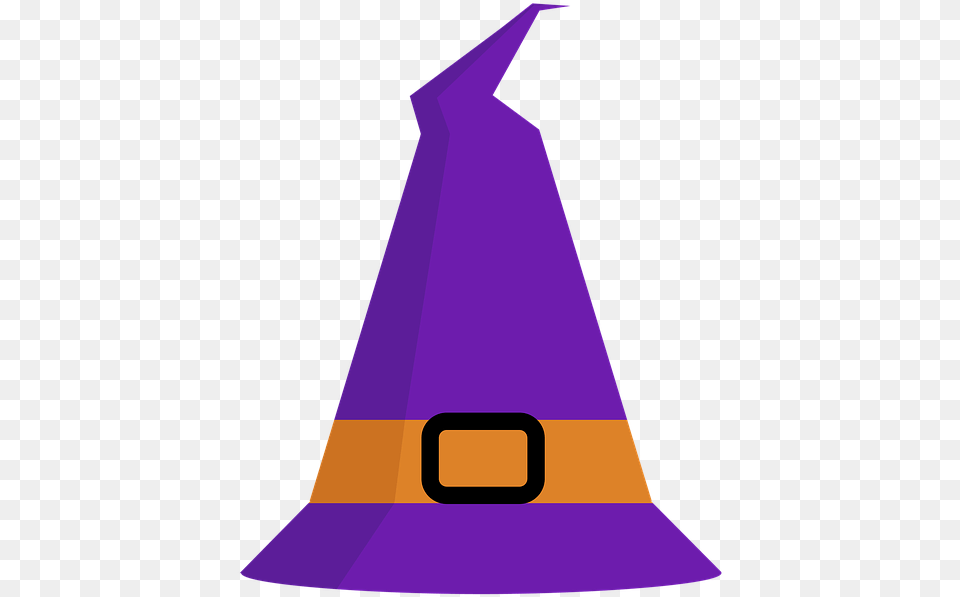 Hat Halloween Witch Holiday Black Scary Costume Hallowen Masks Transparent Background, Clothing, Lighting, Purple Png Image
