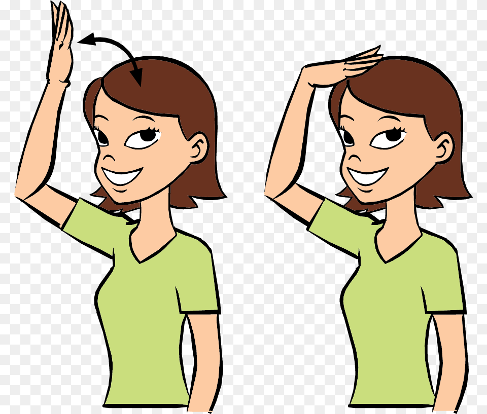 Hat Hat In Sign Language, T-shirt, Clothing, Adult, Person Png