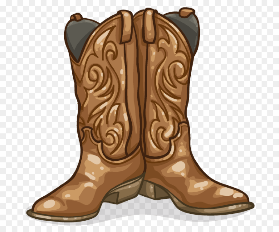 Hat N Boots Clip Art Cowboy Boot Cowboy Hat, Clothing, Cowboy Boot, Footwear, Person Free Png Download