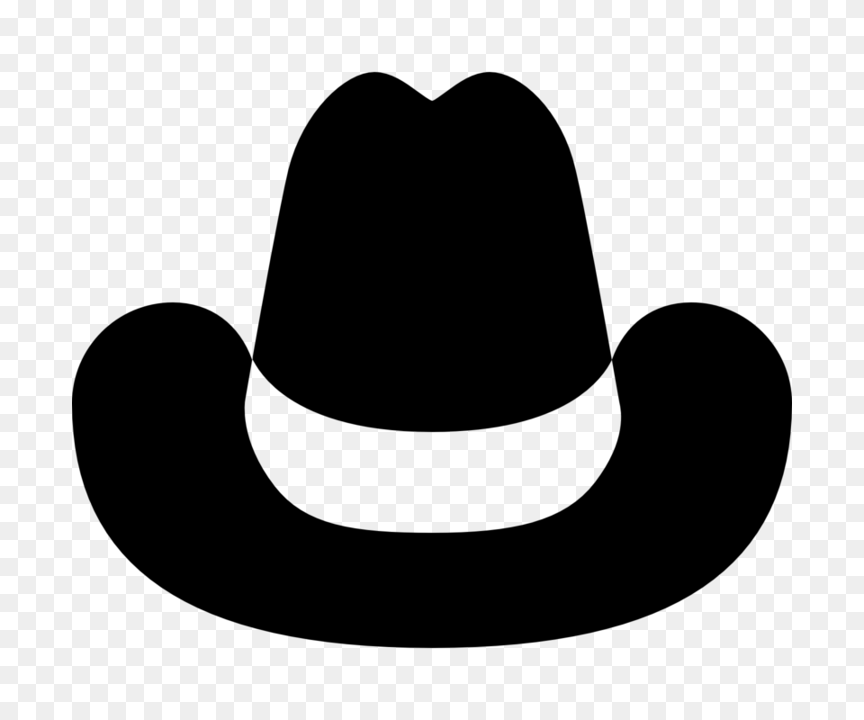 Hat N Boots Cowboy Hat Bowler Hat Clip Art, Gray Free Transparent Png
