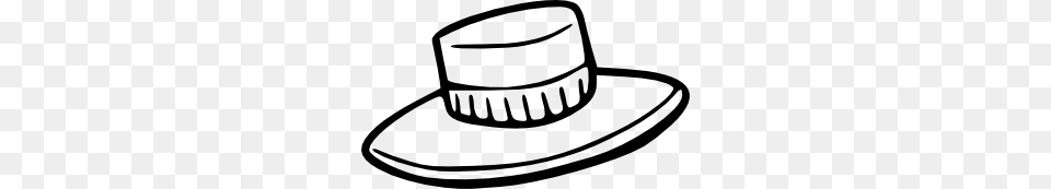 Hat Outline Clip Art, Clothing, Cowboy Hat, Bow, Weapon Free Png