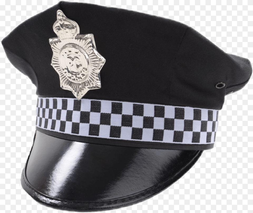 Hat Police Black Cap Policeman Policewoman Policia Cap Policeman, Baseball Cap, Clothing, Logo Png Image