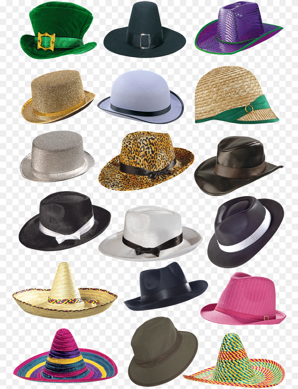 Hat Scrapbook Picture Hats, Clothing, Sun Hat, Sombrero Free Png Download
