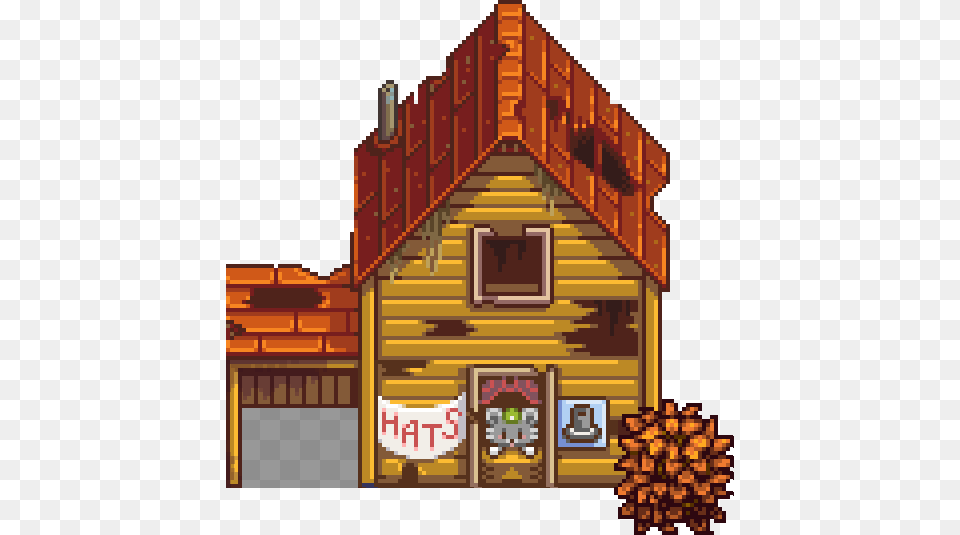 Hat Shop Letter From Mouse Stardew Valley, Architecture, Building, Cabin, House Free Png Download