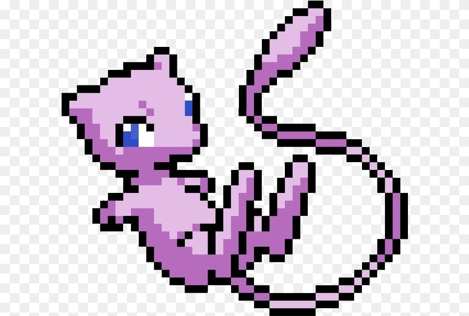 Hat Transparent Pixel Art Pokemon Mew, Purple Free Png