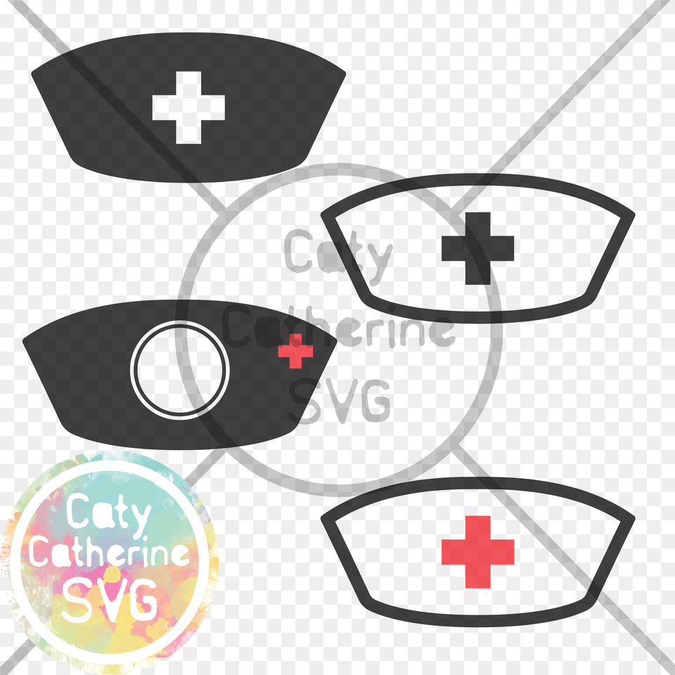 Hat Uniform Nurse Nursing Svg Cut File Heart Crown Svg, Logo, Symbol Free Transparent Png
