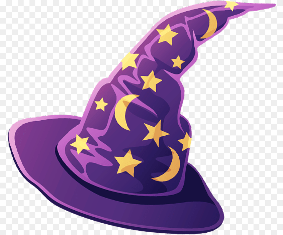 Hat Witch Wizard Halloween Ftestickers Halloween Witch Hat Clothing, Purple, Baby, Person Free Transparent Png