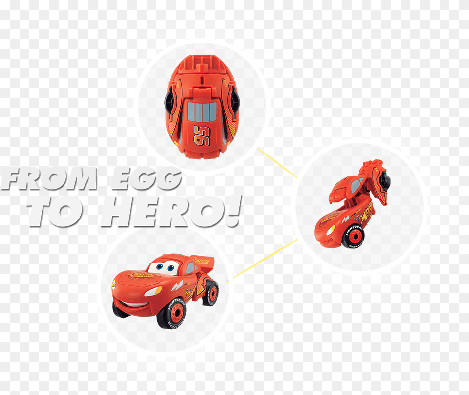 Hatch 39n Heroes Is A Great Line Of Transforming Figures Hatch N Heroes Disney Cars Lightning Mcqueen, Car, Machine, Transportation, Vehicle Png Image