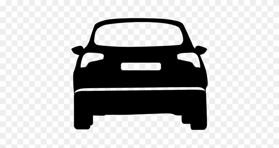 Hatchback Rear View Silhouette, Car, Coupe, Sports Car, Transportation Free Transparent Png