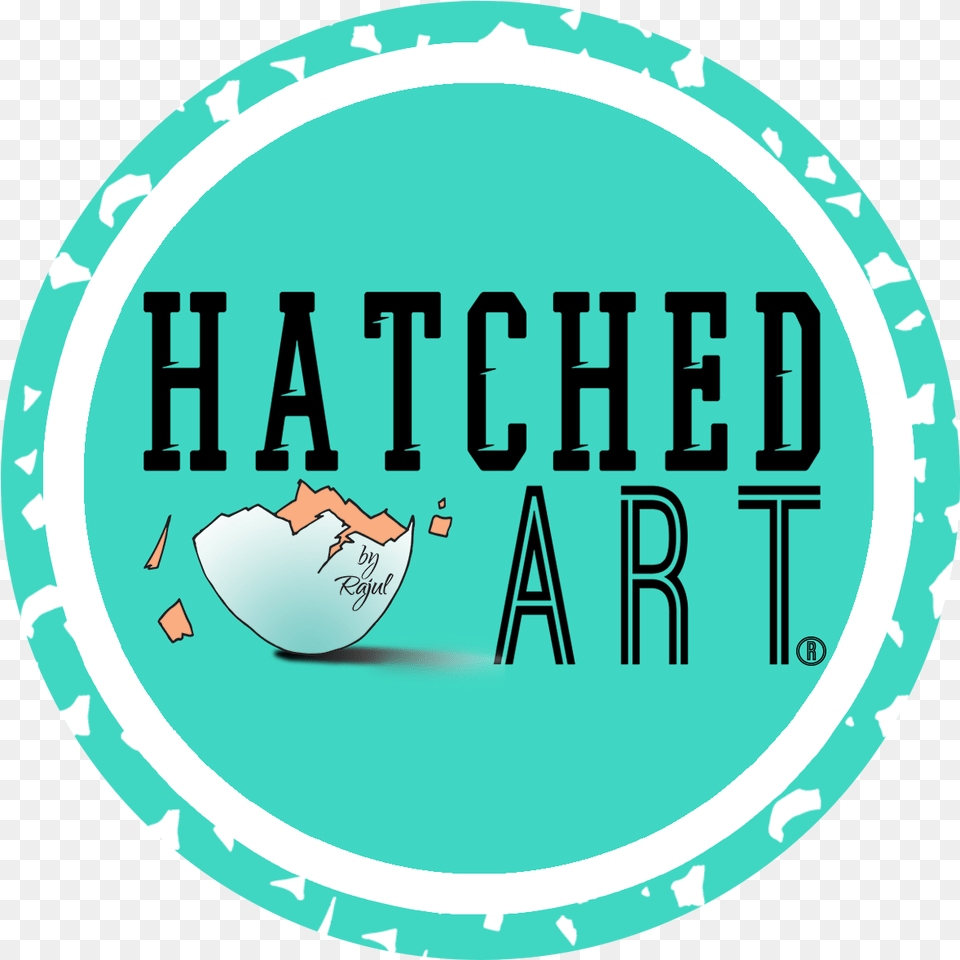 Hatched Art Circle, Turquoise, Disk Png Image