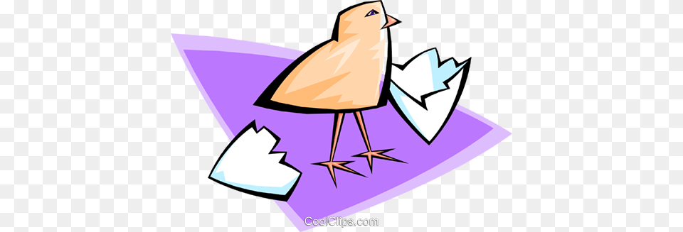 Hatched Chick Royalty Free Vector Clip Art Illustration, Animal, Fish, Sea Life, Shark Png Image