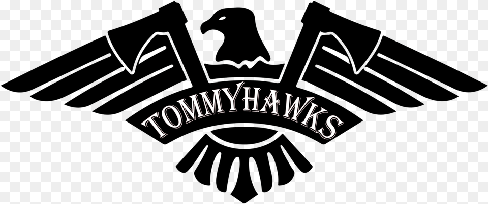 Hatchet From The Book Hatchet Clipart Tommy Hawks, Logo, Emblem, Symbol Png