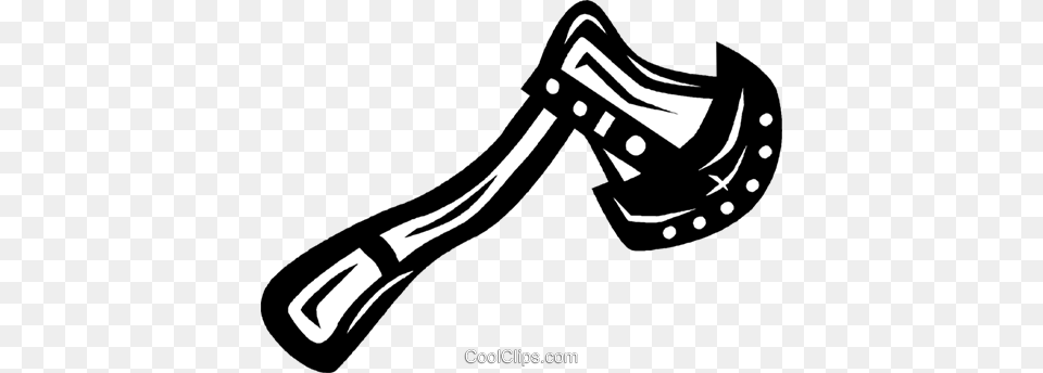 Hatchet Royalty Free Vector Clip Art Illustration, Device, Smoke Pipe, Weapon, Axe Png