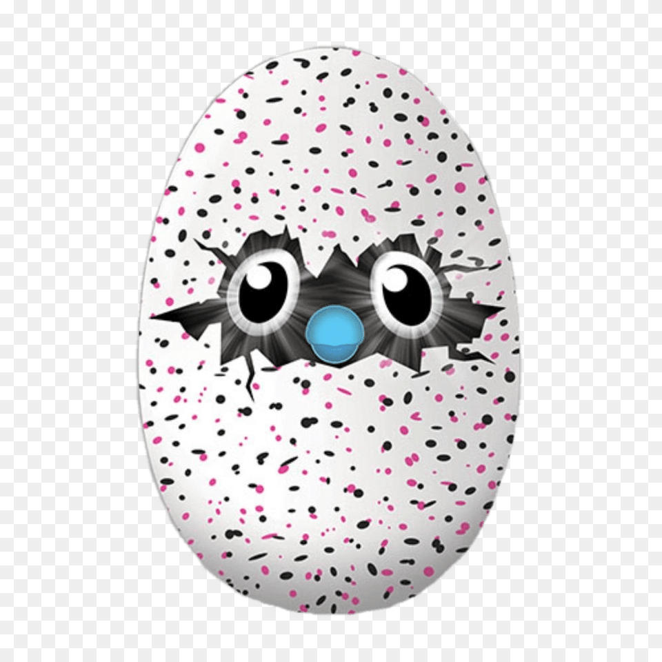 Hatchimal Peeking Through Egg Shell, Food, Easter Egg Free Png
