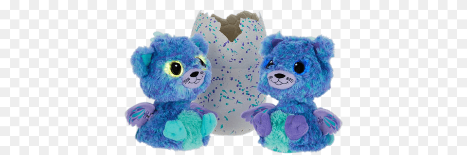 Hatchimals Blue Twins, Plush, Toy, Teddy Bear Free Transparent Png
