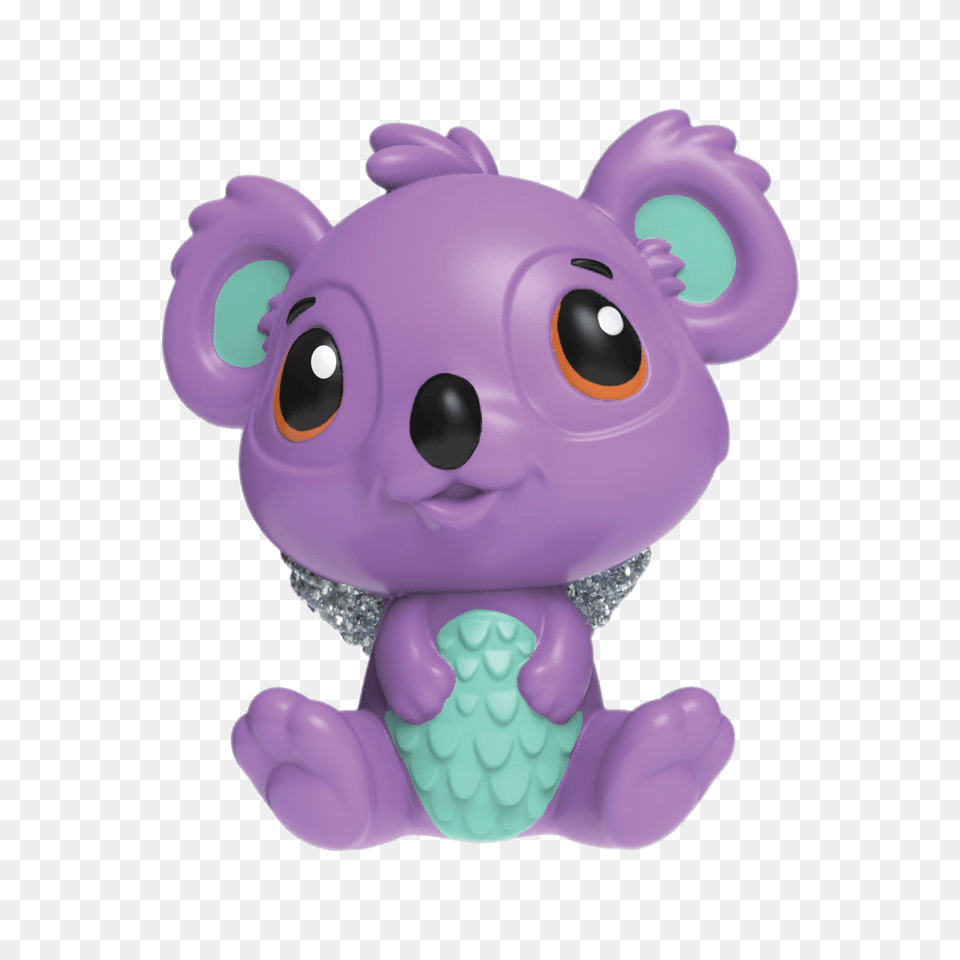 Hatchimals Koalabee, Purple, Plush, Toy Png Image