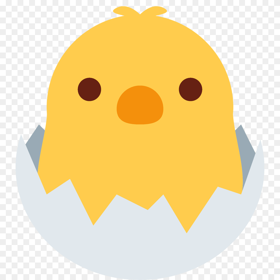 Hatching Chick Emoji Clipart, Clothing, Hardhat, Helmet, Food Free Png Download
