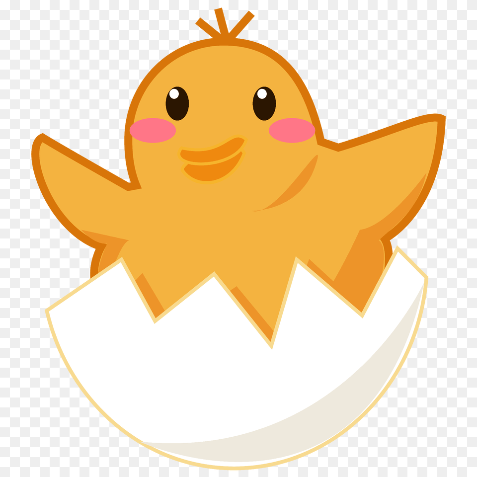 Hatching Chick Emoji Clipart, Animal, Fish, Sea Life, Shark Free Png