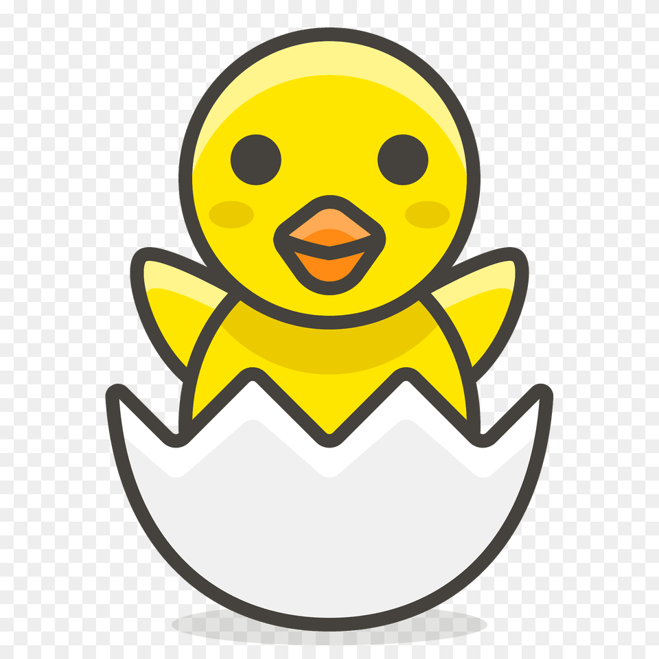 Hatching Chick Emoji Clipart, Nature, Outdoors, Snow, Snowman Free Png