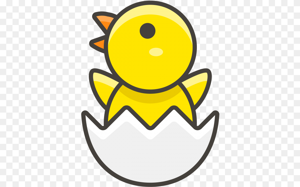 Hatching Chick Emoji Icon Chick Icon, Food, Fruit, Plant, Produce Free Transparent Png