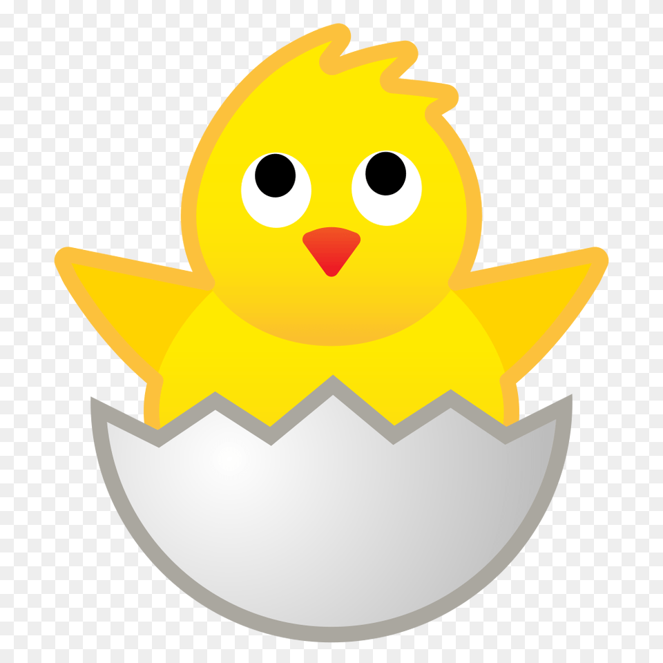 Hatching Chick Icon Noto Emoji Animals Nature Iconset Google Emoji Chick Hatching, Daffodil, Flower, Plant, Egg Free Transparent Png