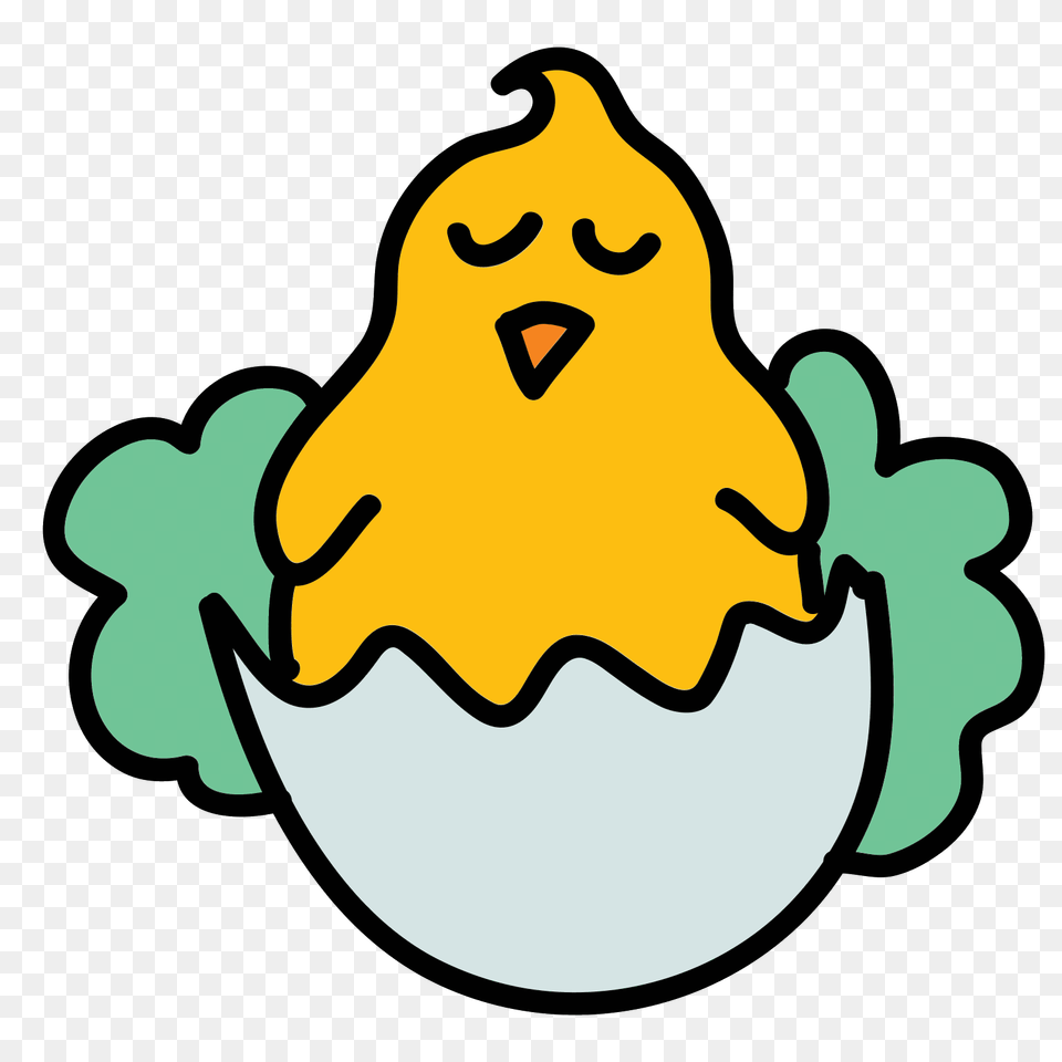 Hatching Chicken Icon, Food, Egg Png