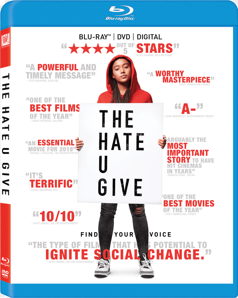 Hate U Give Dvd, Advertisement, Poster, Teen, Female Png