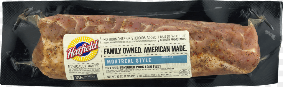 Hatfield Dry Rubbed Loin Filet, Food, Meat, Pork, Ham Free Png