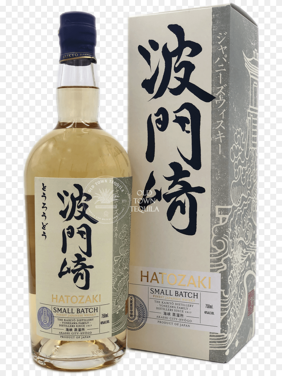 Hatozaki Small Batch Japanese Whisky 750ml Hatozaki Whisky, Alcohol, Beverage, Sake, Beer Png