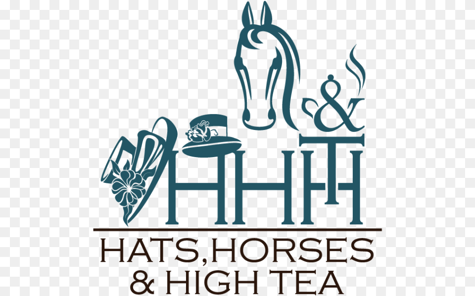 Hats Horses Amp High Tea Illustration, Advertisement, Poster, Text Free Png Download