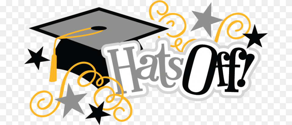 Hats Off Scrapbook Title Graduation Graduate, People, Person, Dynamite, Weapon Png Image