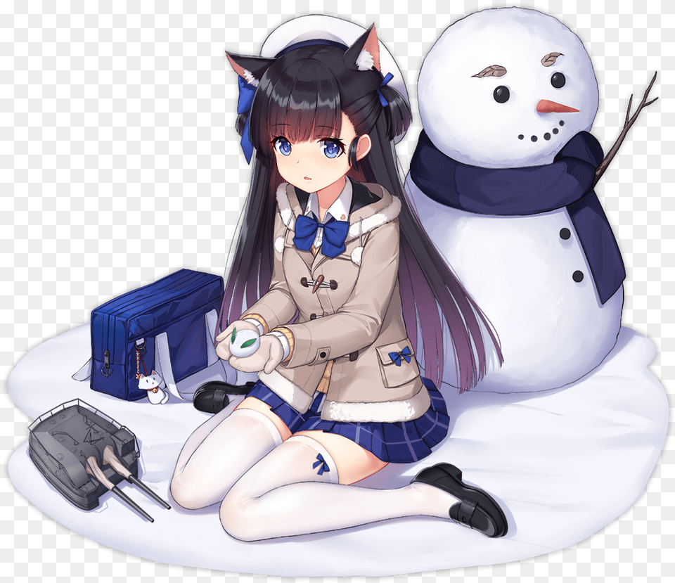 Hatsuharu Azur Lane, Outdoors, Nature, Winter, Comics Png