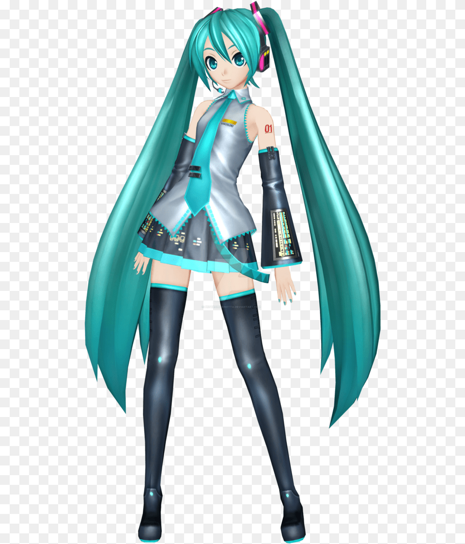 Hatsune Miku 3d Model Hatsune Miku 3d, Book, Publication, Comics, Adult Free Png Download