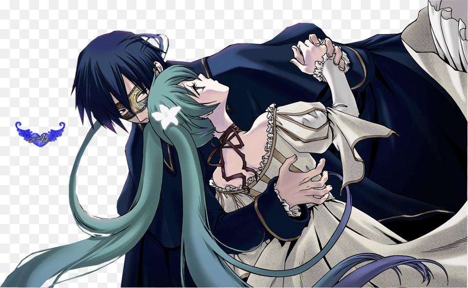 Hatsune Miku And Kaito Cendrillon, Publication, Book, Comics, Adult Free Png Download