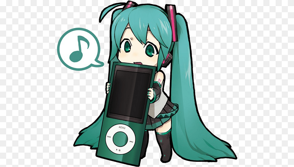 Hatsune Miku Avatar Hatsune Miku Chibi, Book, Comics, Publication, Adult Free Png