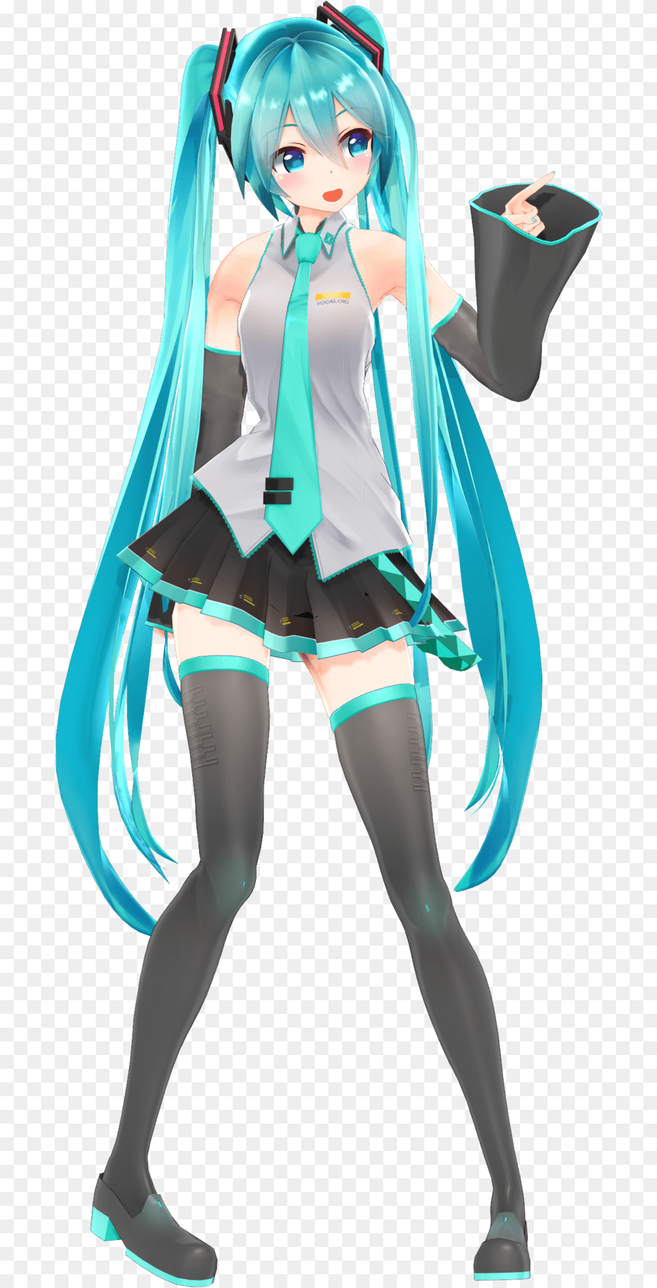Hatsune Miku By Muubunote, Publication, Book, Clothing, Comics Free Png Download