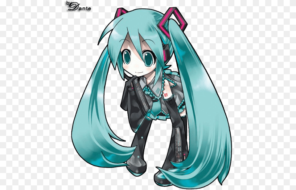 Hatsune Miku Chibi Kei Miku Decal Roblox, Book, Comics, Publication, Adult Free Png